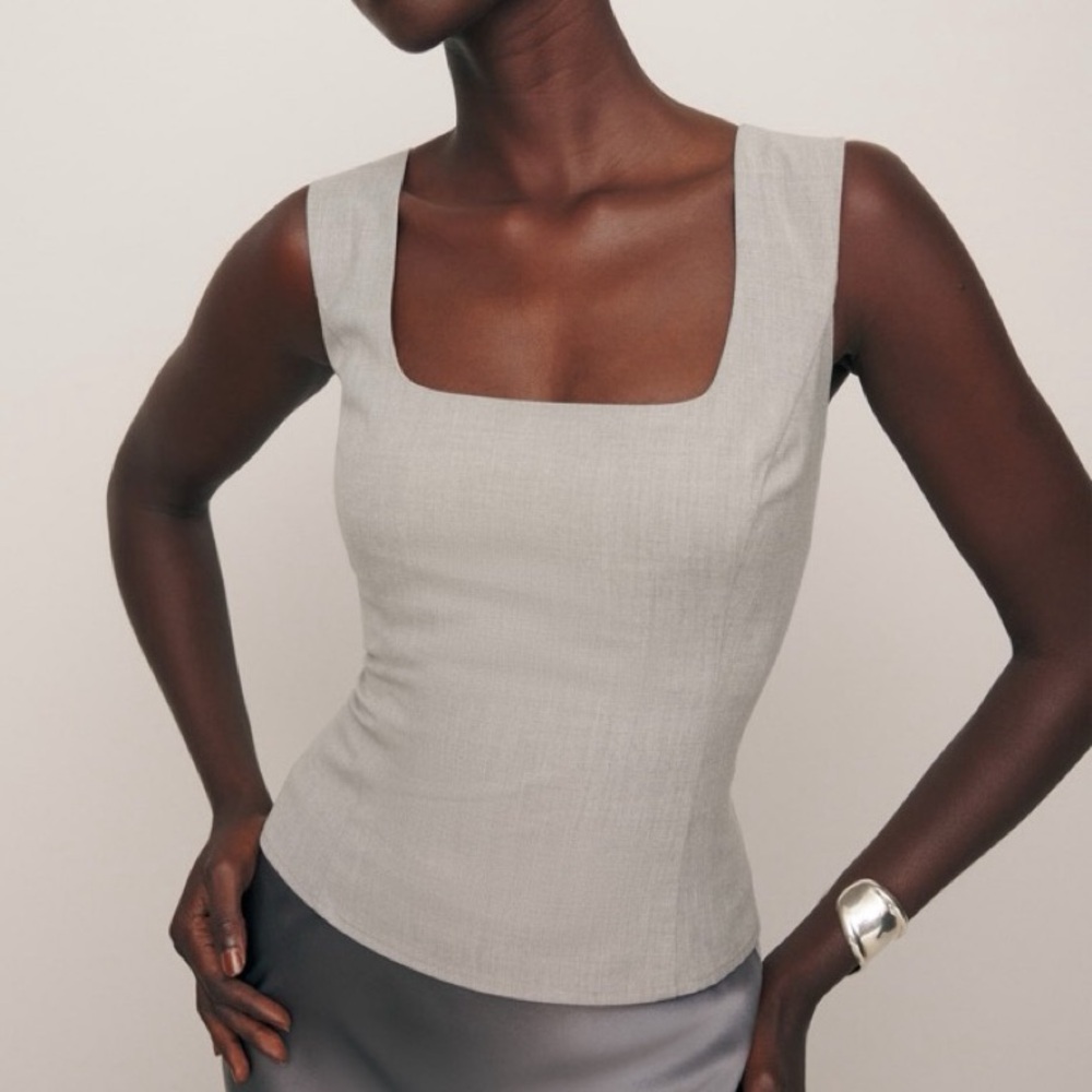 Reformation Gabby Top Natural - Size 2